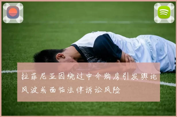 拉菲尼亚因绕过中介购房引发舆论风波或面临法律诉讼风险